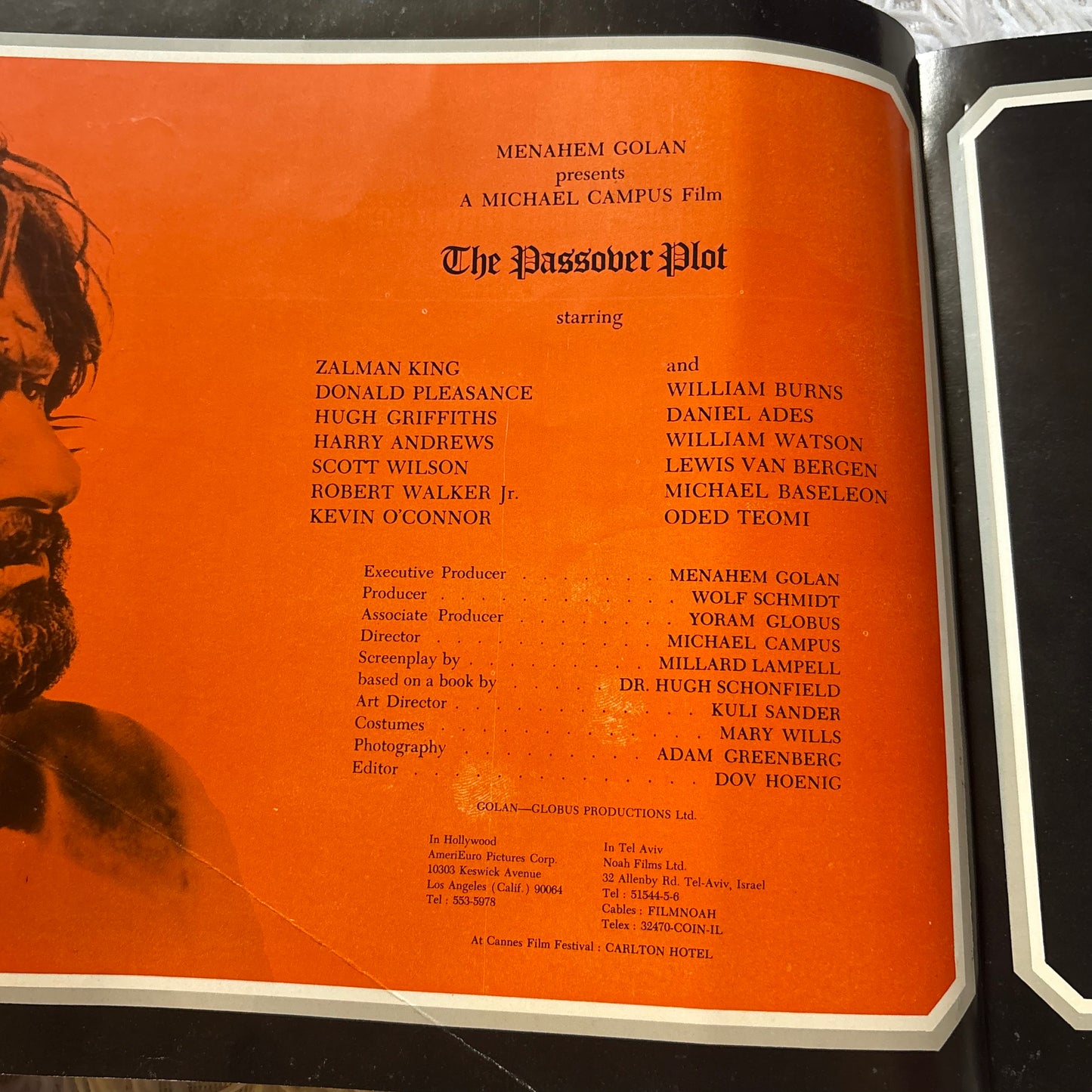 The Passover plot - Movie Program