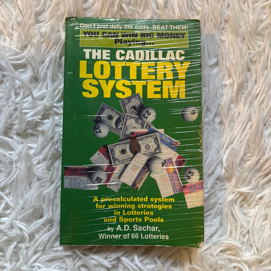 The Cadillac Lottery System A.D. Sachar Winner Of 66 Lotteries