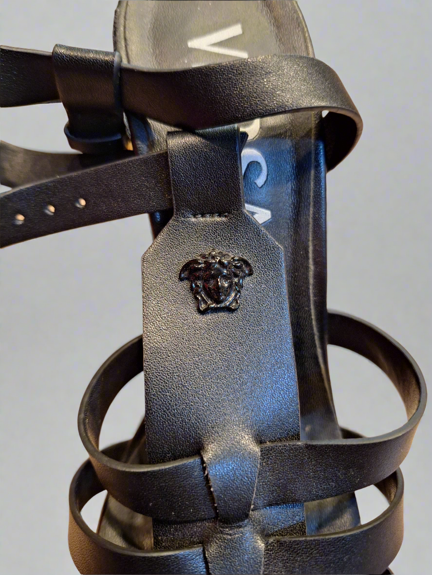 Black versace heel