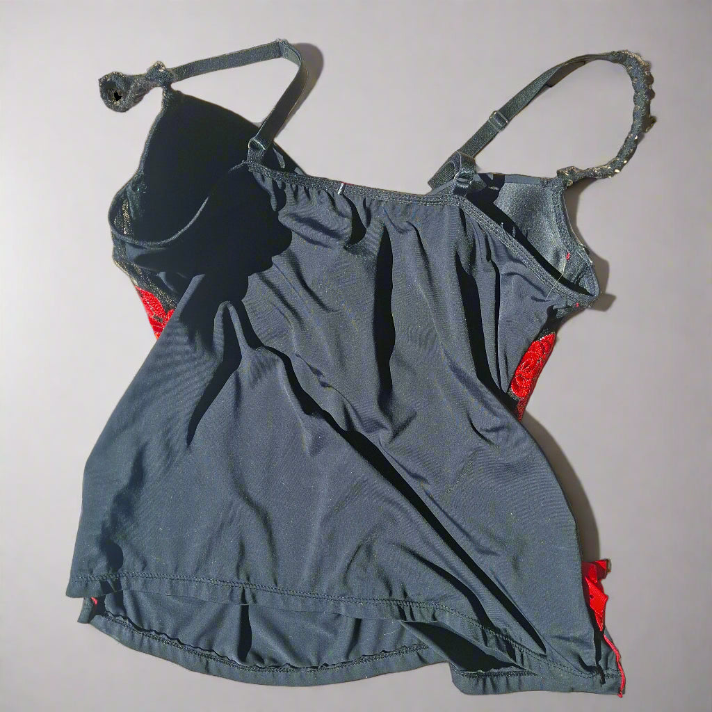 Black Babydoll y2k top